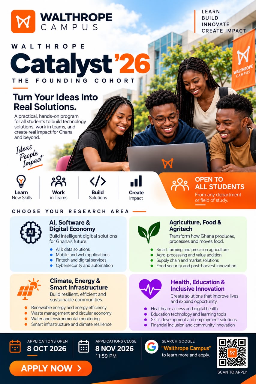 Walthrope Campus. Learn, build, innovate, launch.